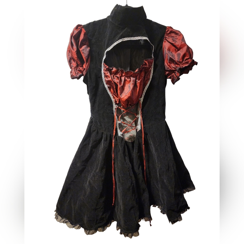 Black and Red Gothic Dress